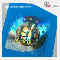 PET Heat transfer sticker foil material with hologram bright effect